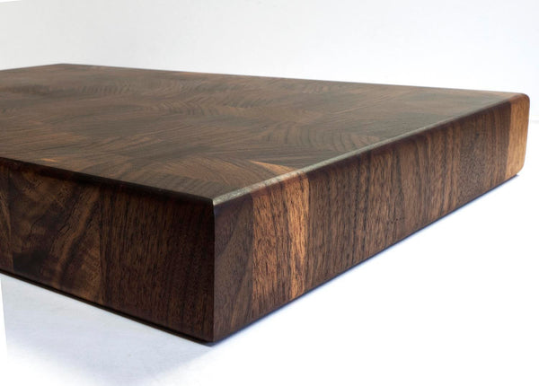 End Grain Cutting Board Black Walnut - Kato Woodshop